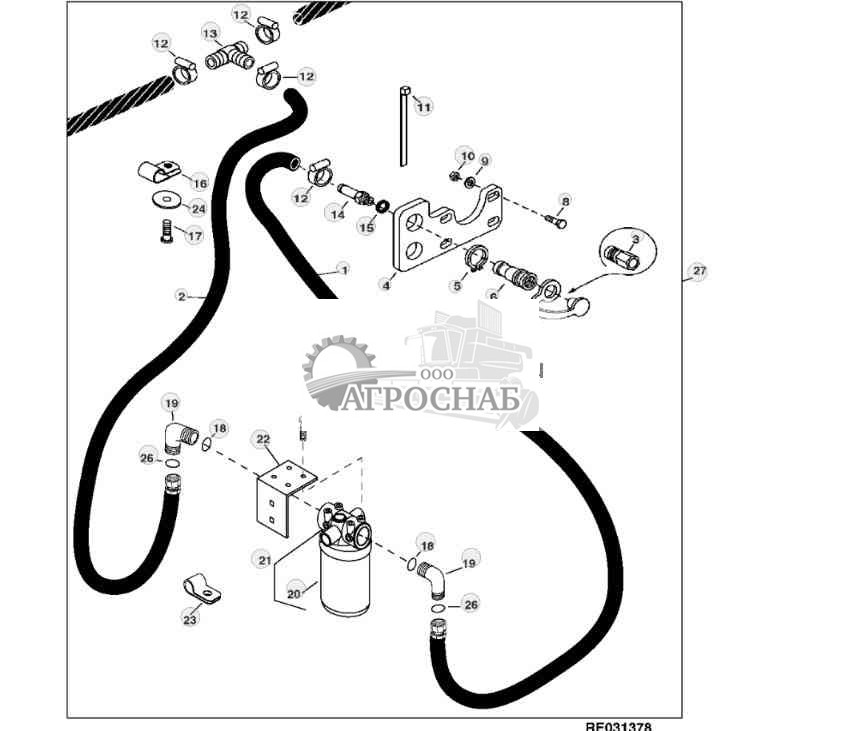 MOTOR SEAL DRAIN KIT 